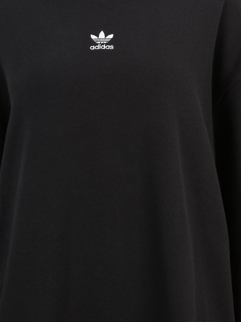 Sinned X About You Sudadera 'Essentials Oversized French Terry' ADIDAS ORIGINALS En Negro