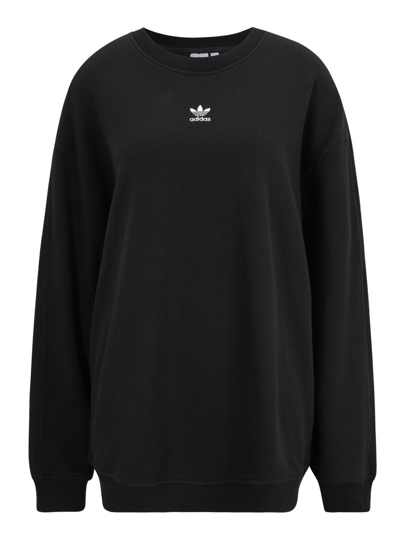 sinned x about you Sudadera 'Essentials Oversized French Terry' ADIDAS ORIGINALS en Negro