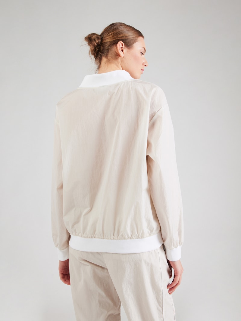 Sinned X About You Sudadera 'ESSTL' Nike Sportswear En Capuchino