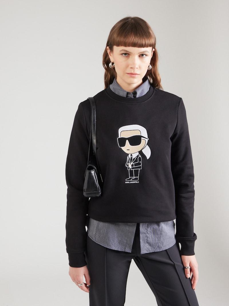 Sinned X About You Sudadera 'Ikonik 2.0' Karl Lagerfeld En Negro