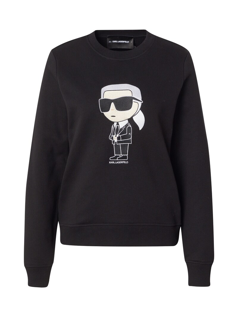 sinned x about you Sudadera 'Ikonik 2.0' Karl Lagerfeld en Negro