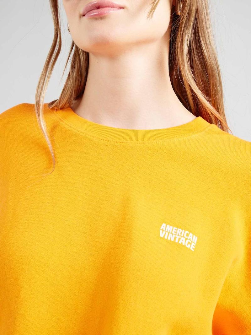 Sinned X About You Sudadera 'IZUBIRD' AMERICAN VINTAGE En Naranja