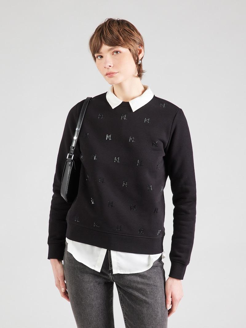 Sinned X About You Sudadera Karl Lagerfeld En Negro