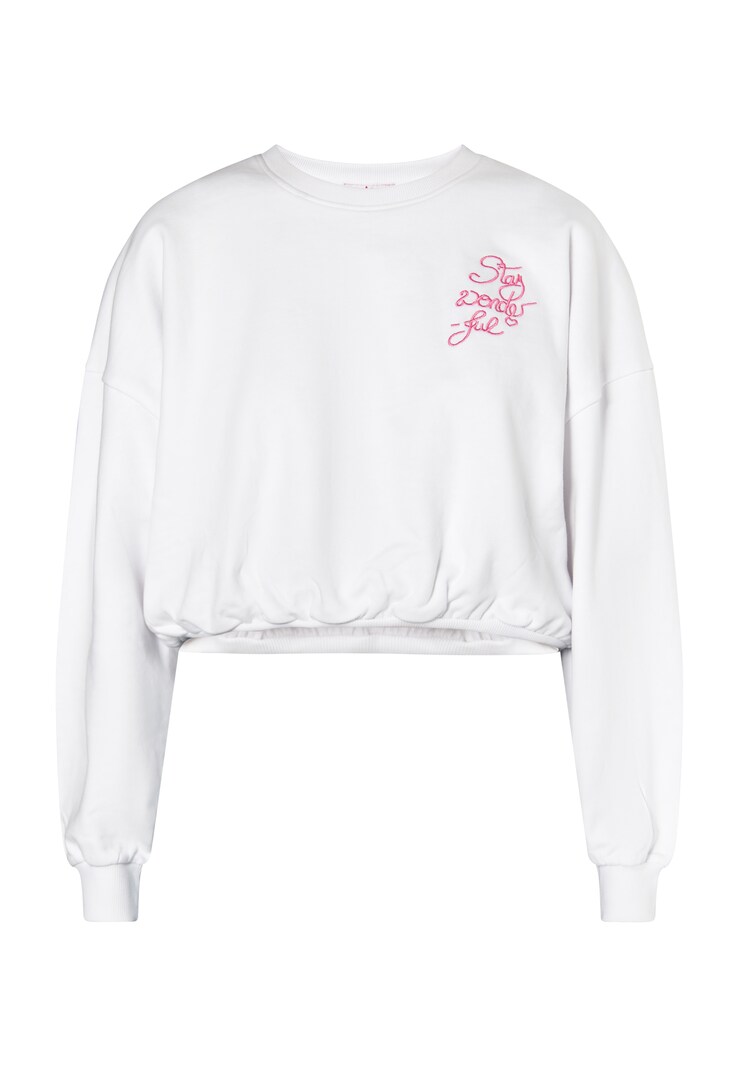 sinned x about you Sudadera 'Keepsudry' MYMO en Blanco