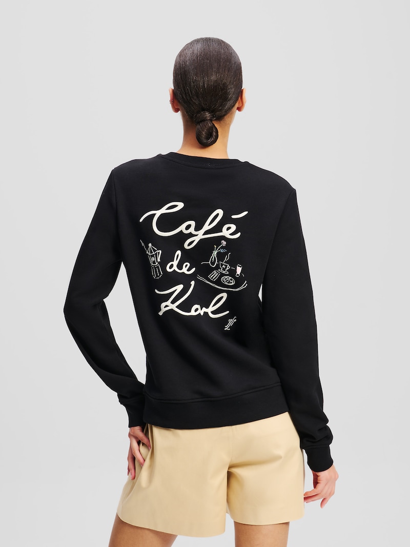 Sinned X About You Sudadera 'KL X Jorge Parra' Karl Lagerfeld En Negro