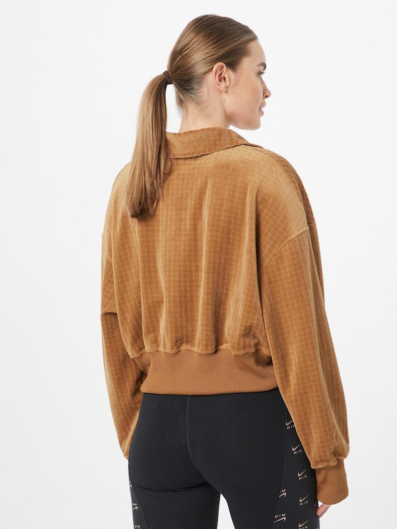 Sinned X About You Sudadera Nike Sportswear En Caramelo