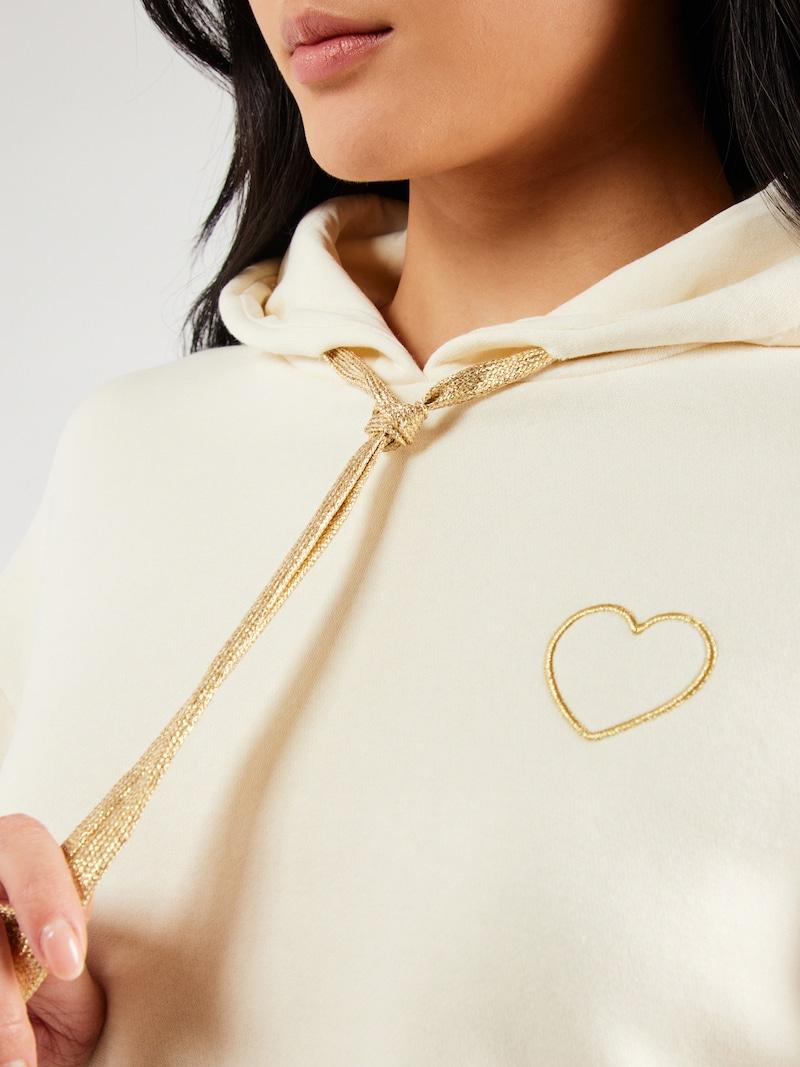 Sinned X About You Sudadera 'PCCHILLI' PIECES En Champán