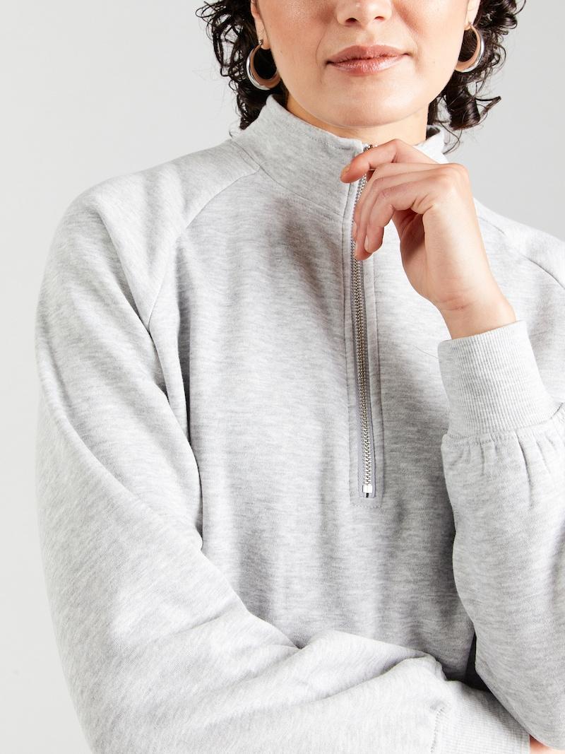 Sinned X About You Sudadera 'PCCHILLI' PIECES En Gris Moteado