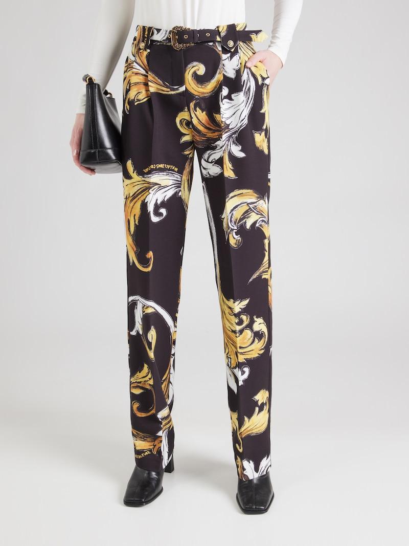 Sinned X About You Tapered Pantalón De Pinzas Versace Jeans Couture En Negro