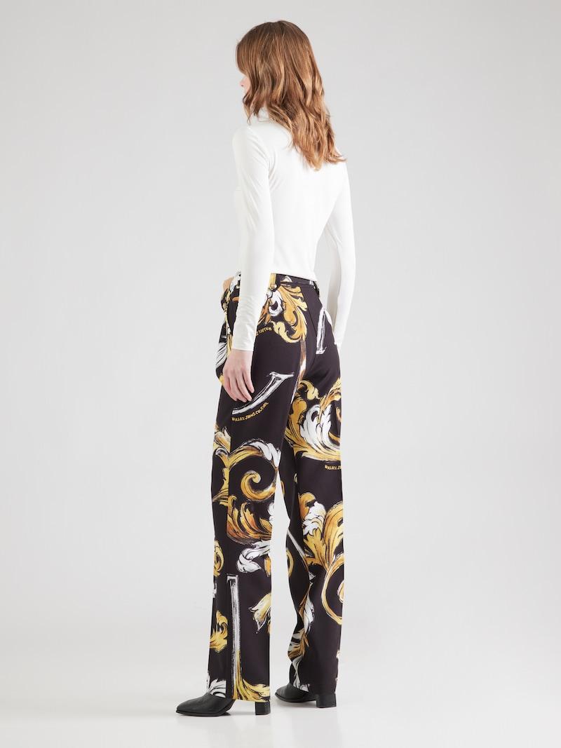 Sinned X About You Tapered Pantalón De Pinzas Versace Jeans Couture En Negro