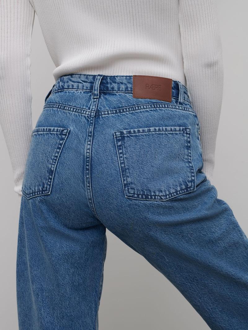 Sinned X About You Tapered Vaquero 'Cleo' RÆRE By Lorena Rae En Azul Denim