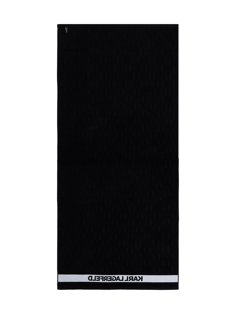 Sinned X About You Toalla De Playa Karl Lagerfeld En Negro