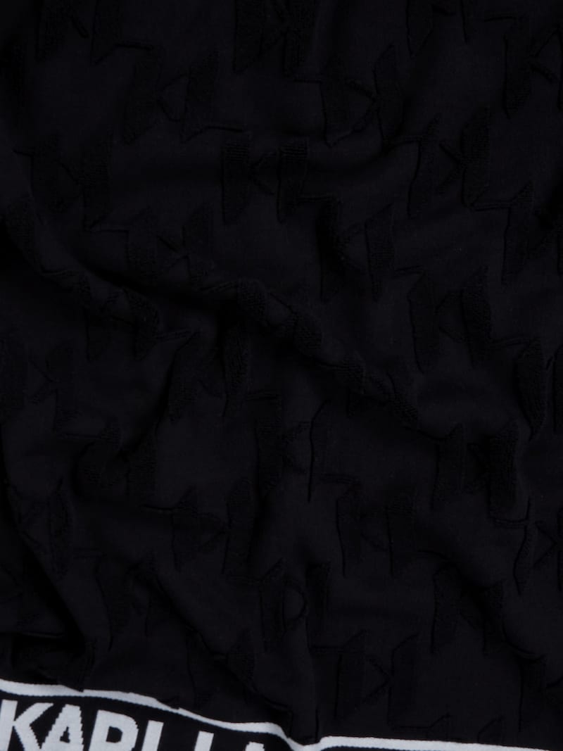 Sinned X About You Toalla De Playa Karl Lagerfeld En Negro