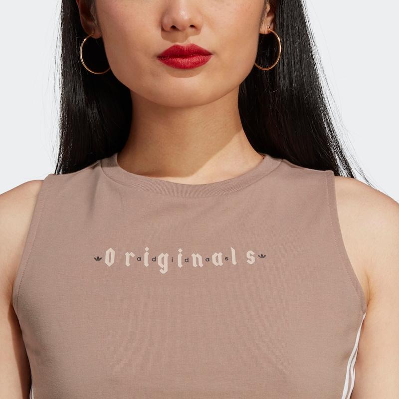 Sinned X About You Top ADIDAS ORIGINALS En Marrón Claro