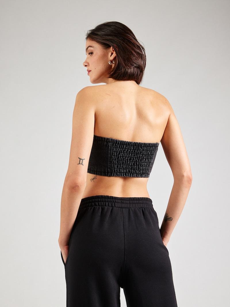 Sinned X About You Top 'Adilenium Season 2' ADIDAS ORIGINALS En Negro Denim