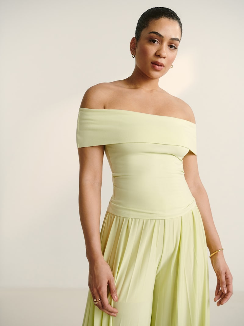 Sinned X About You Top 'Christiana' Guido Maria Kretschmer Women En Verde Pastel