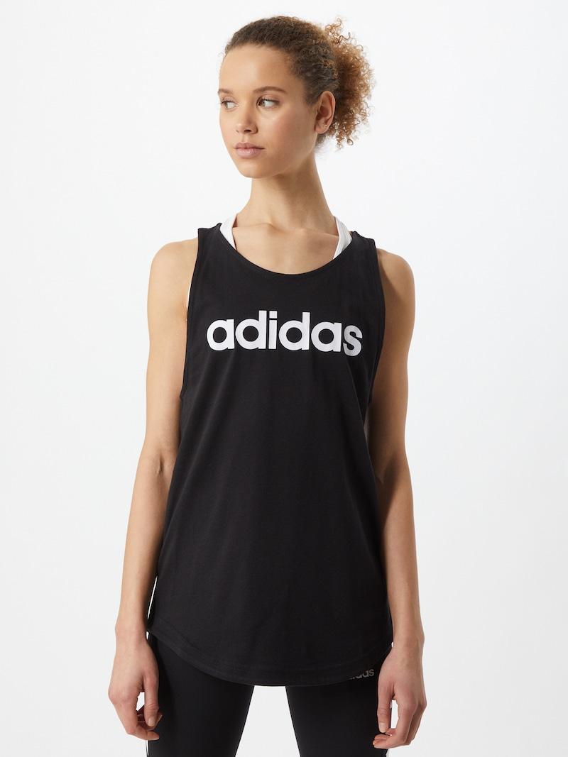 Sinned X About You Top Deportivo 'Essentials' ADIDAS SPORTSWEAR En Negro