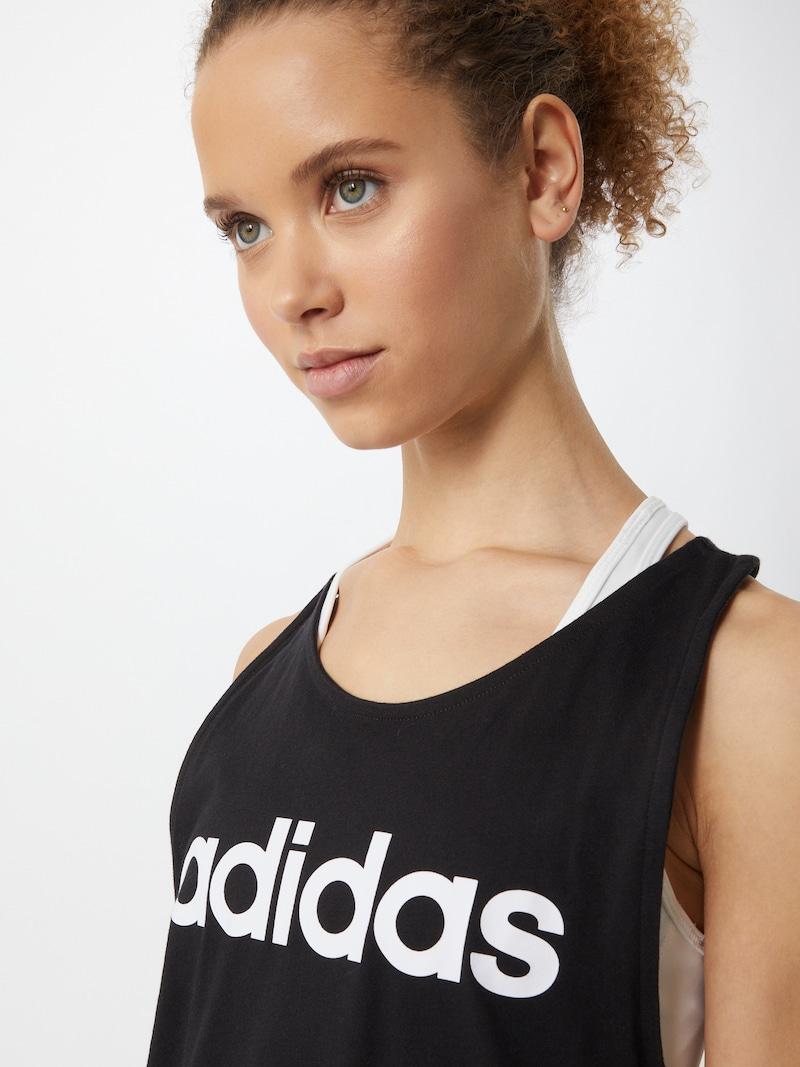 Sinned X About You Top Deportivo 'Essentials' ADIDAS SPORTSWEAR En Negro