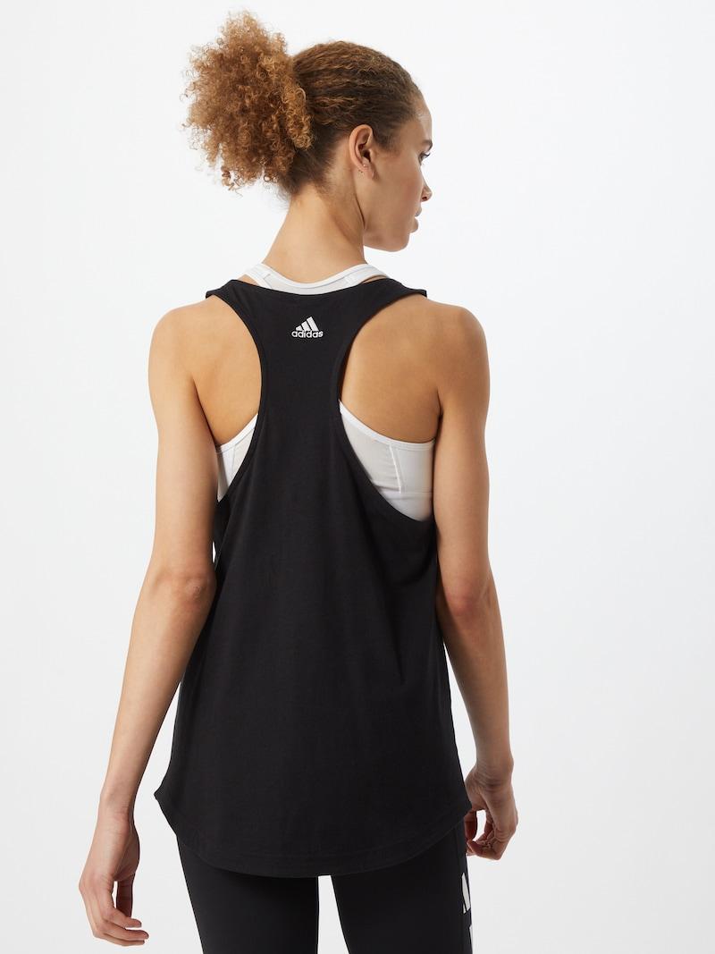 Sinned X About You Top Deportivo 'Essentials' ADIDAS SPORTSWEAR En Negro