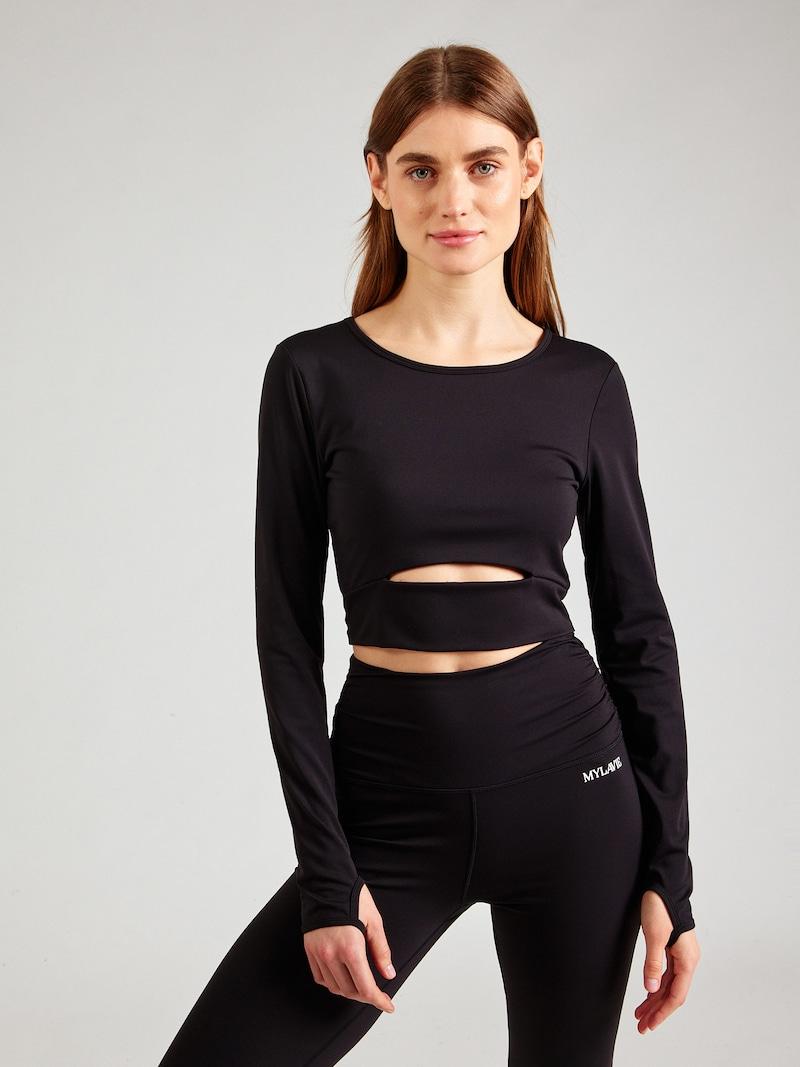 Sinned X About You Top Deportivo MYLAVIE By Sarah Harrison En Negro