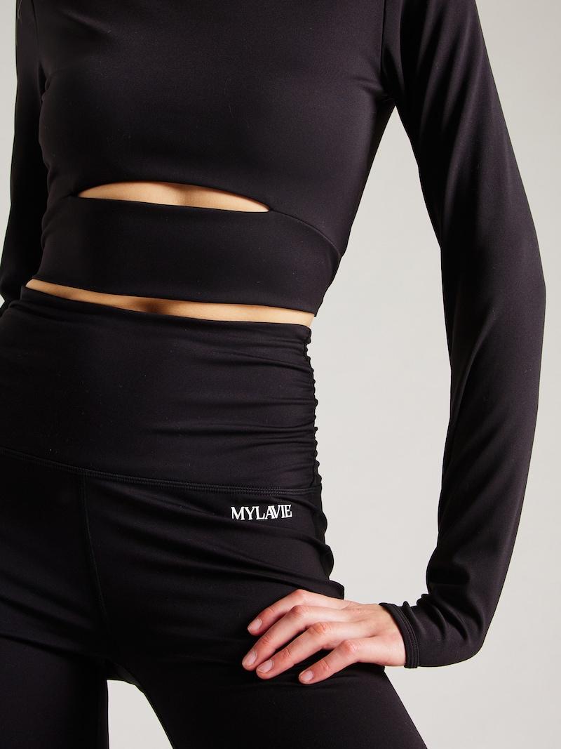 Sinned X About You Top Deportivo MYLAVIE By Sarah Harrison En Negro