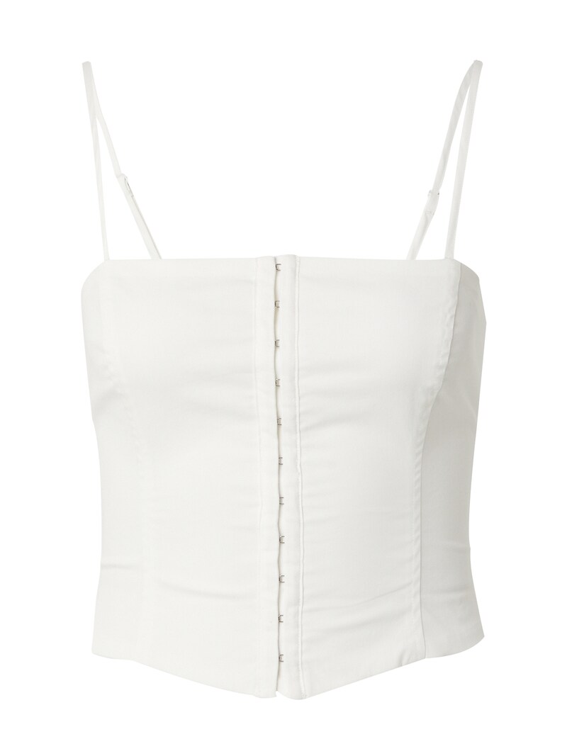 sinned x about you Top 'Edda' LeGer by Lena Gercke en Blanco