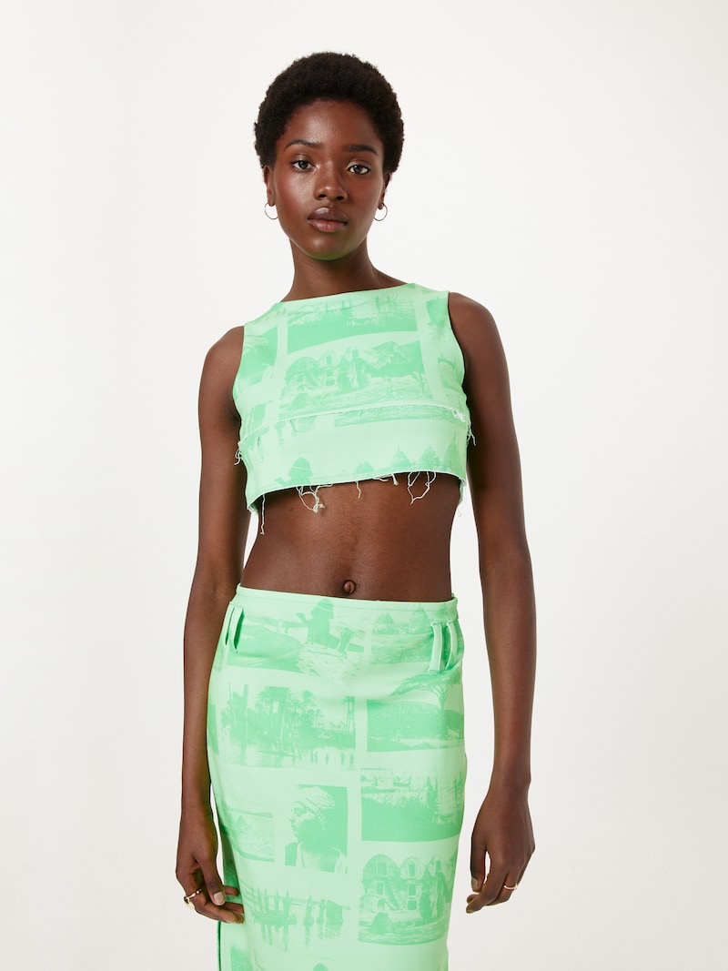 Sinned X About You Top 'Pamela' Rebirth Studios En Menta Jade