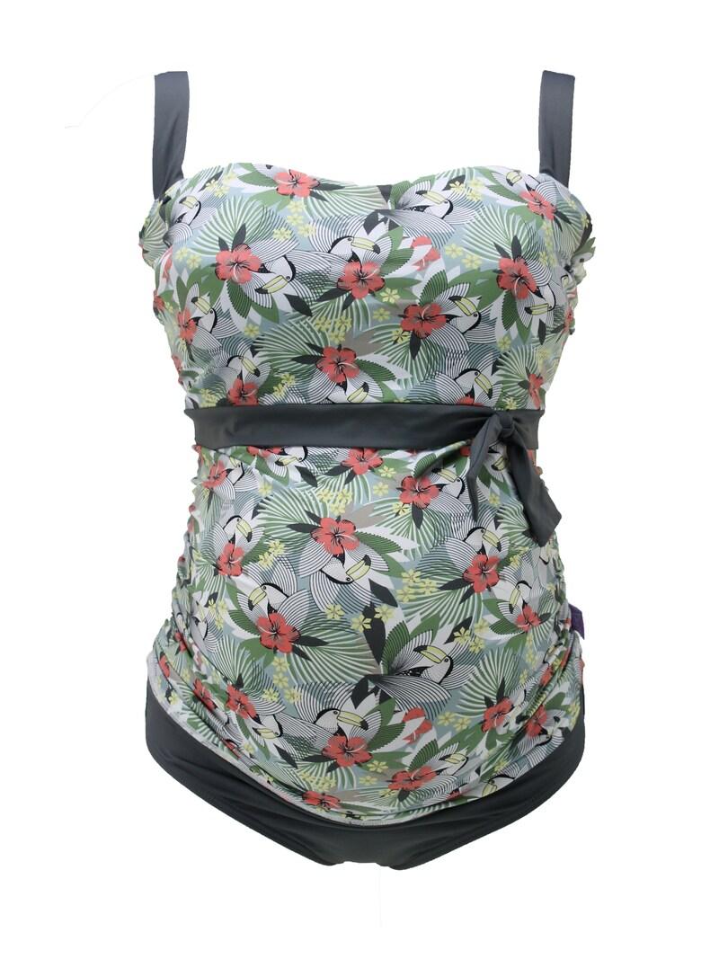 sinned x about you Traje de baño 'ALENA' petit amour en Gris Oscuro