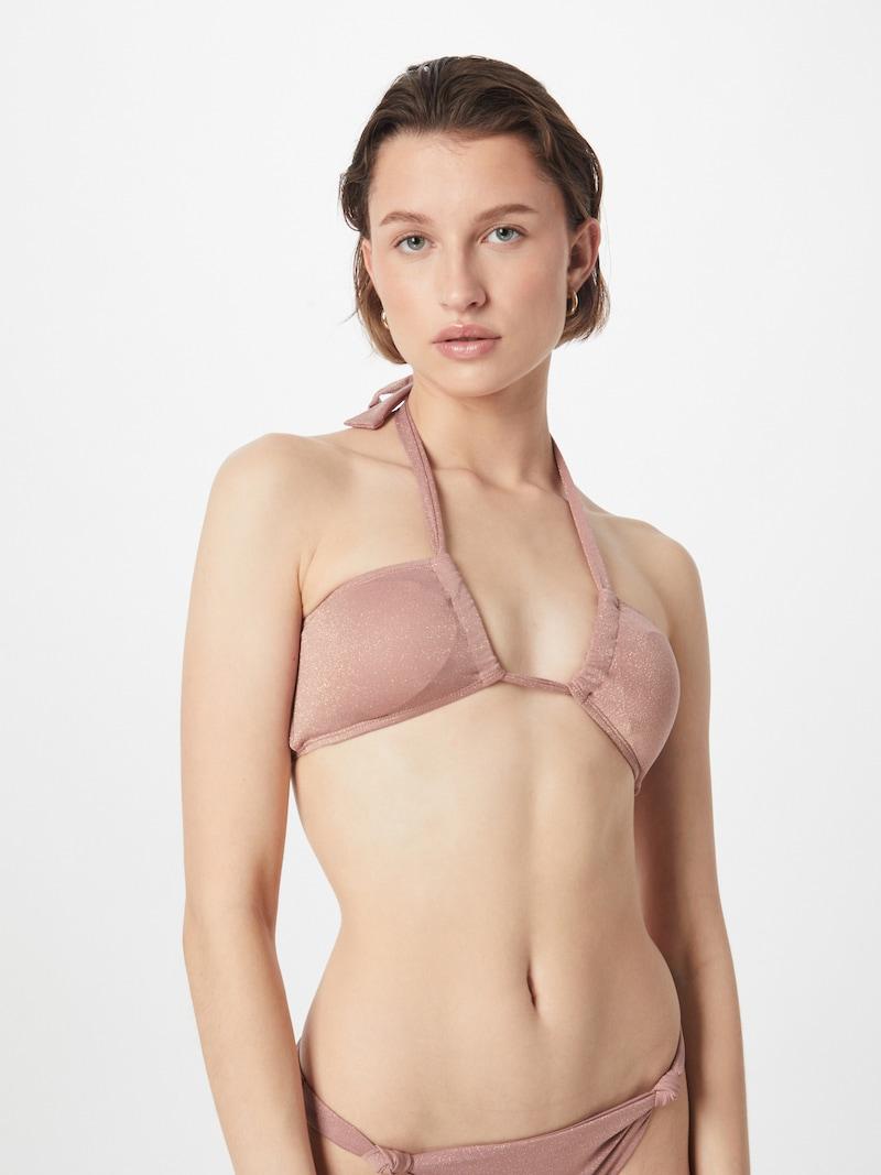 Sinned X About You Triángulo Top De Bikini ESPRIT En Salmón