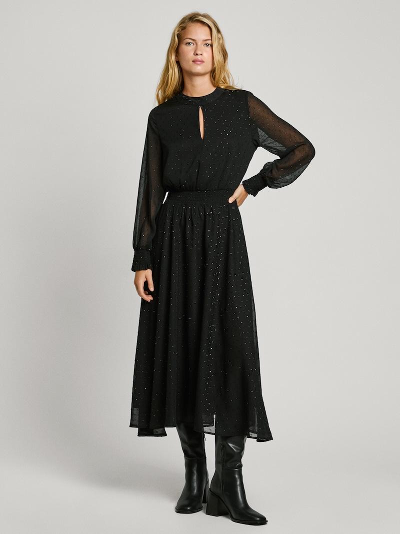 Sinned X About You Vestido 'Anushka' Pepe Jeans En Negro
