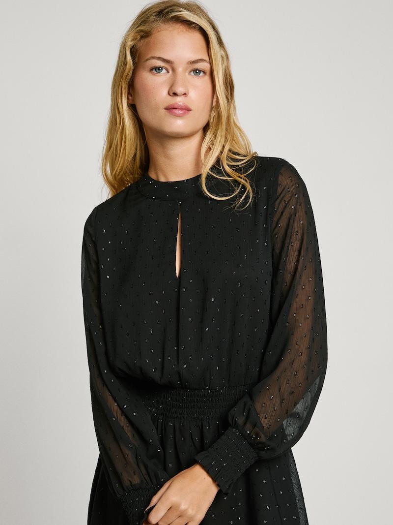 Sinned X About You Vestido 'Anushka' Pepe Jeans En Negro