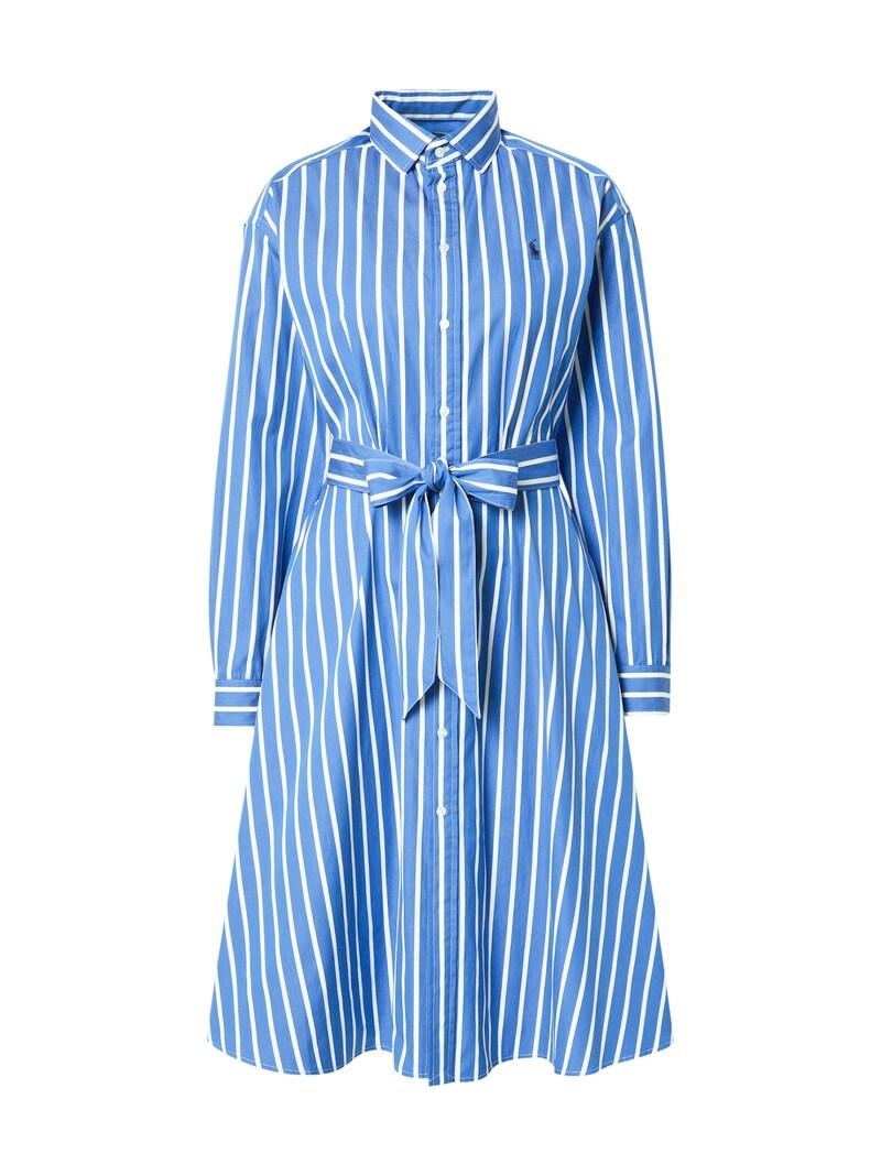 sinned x about you Vestido camisero 'ELA' Polo Ralph Lauren en Azul Oscuro