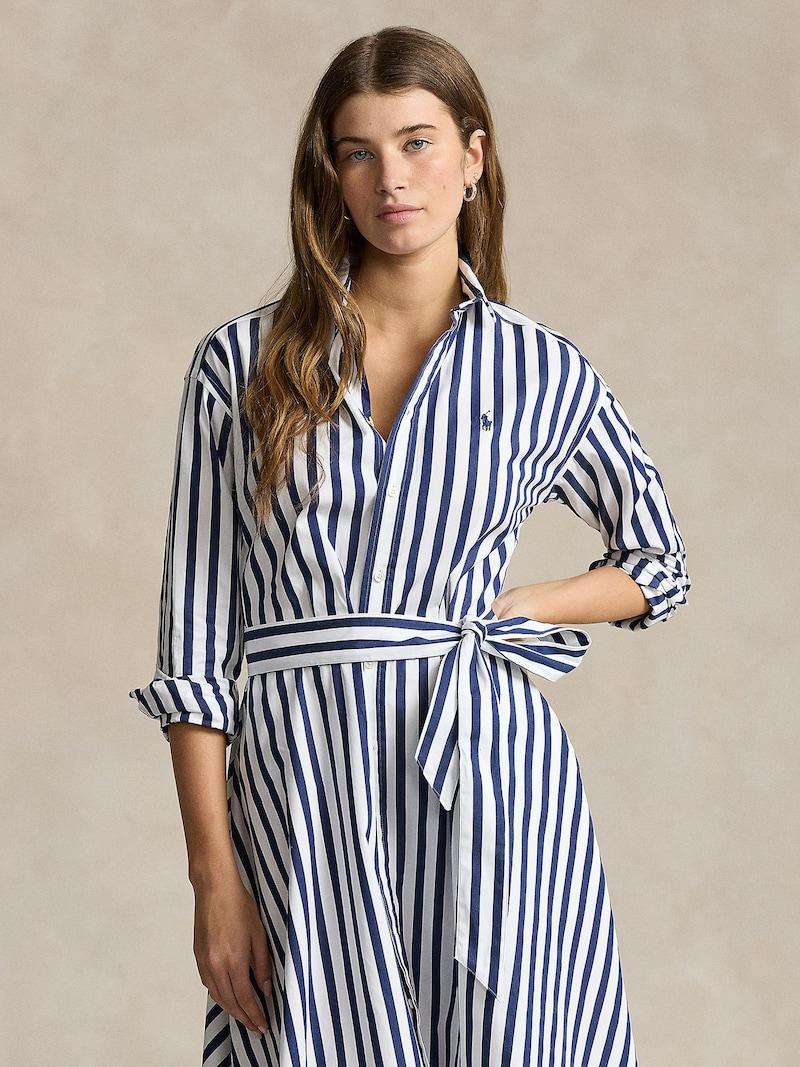 Sinned X About You Vestido Camisero 'ELA' Polo Ralph Lauren En Navy