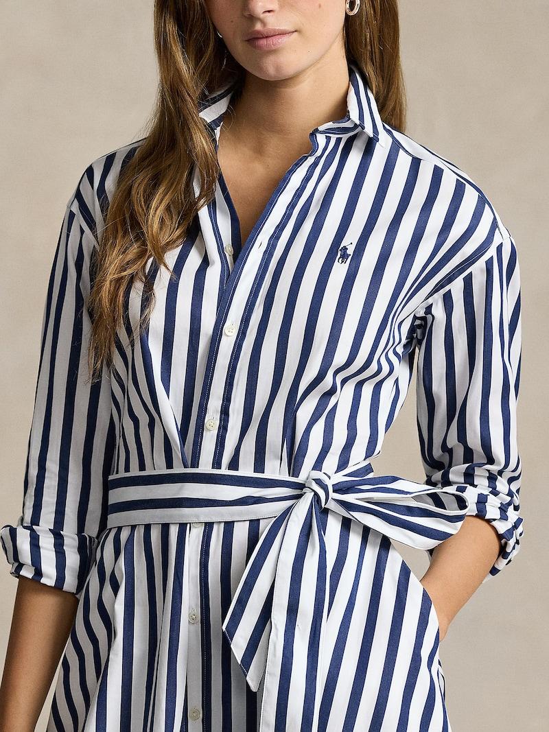 Sinned X About You Vestido Camisero 'ELA' Polo Ralph Lauren En Navy