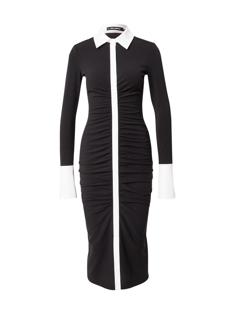 sinned x about you Vestido camisero Karl Lagerfeld en Negro