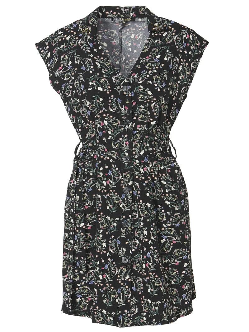 sinned x about you Vestido camisero KOROSHI en Negro