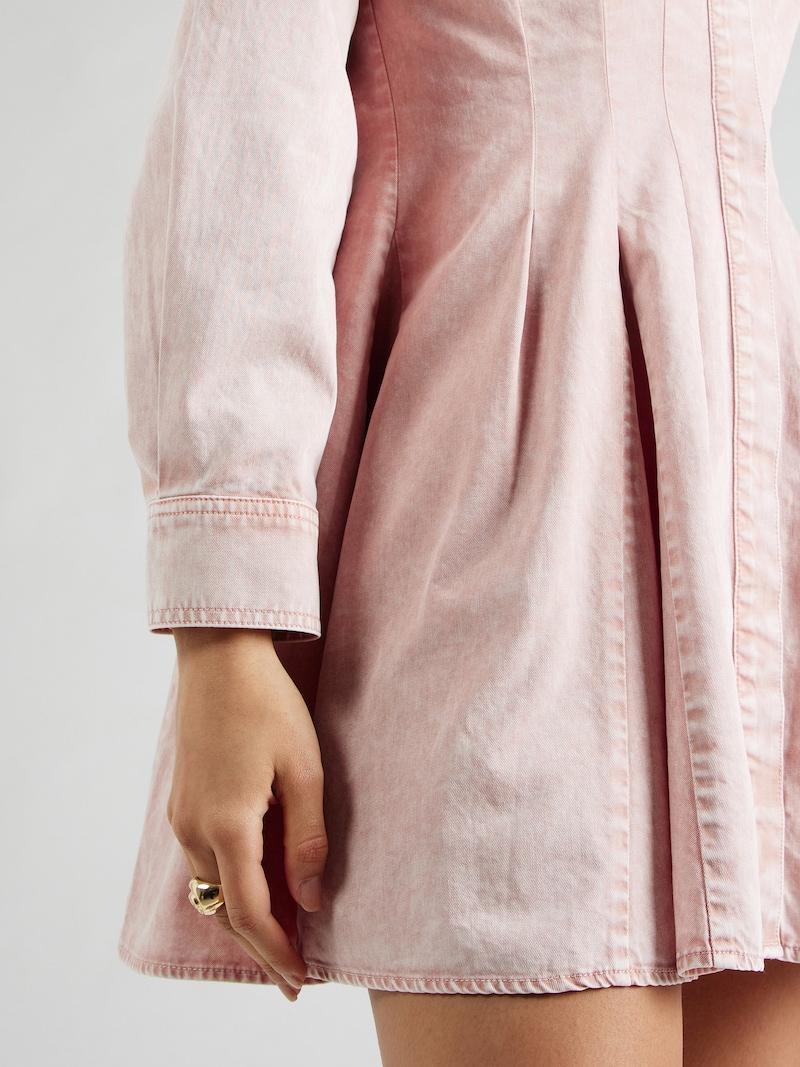 Sinned X About You Vestido Camisero MICHAEL Michael Kors En Rosa Claro