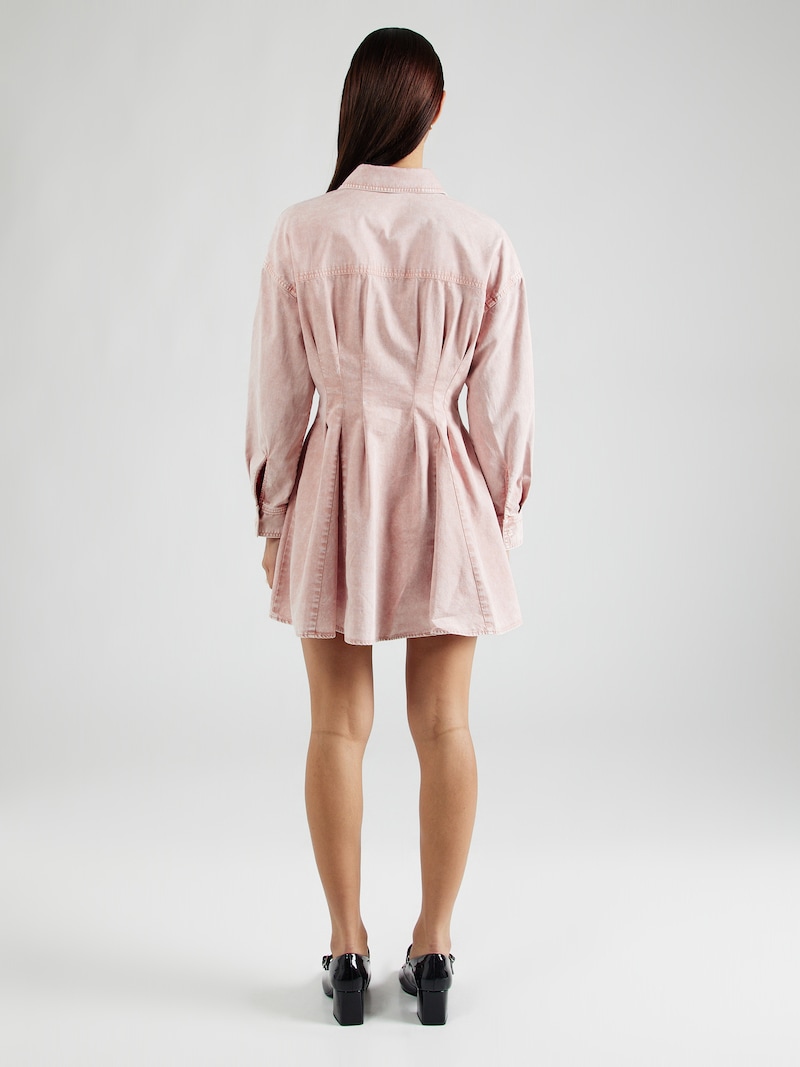 Sinned X About You Vestido Camisero MICHAEL Michael Kors En Rosa Claro