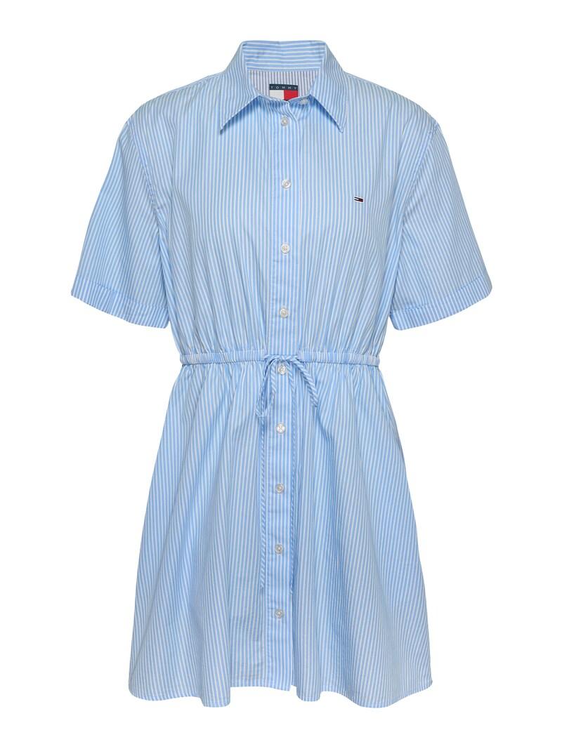 sinned x about you Vestido camisero Tommy Jeans en Azul Claro