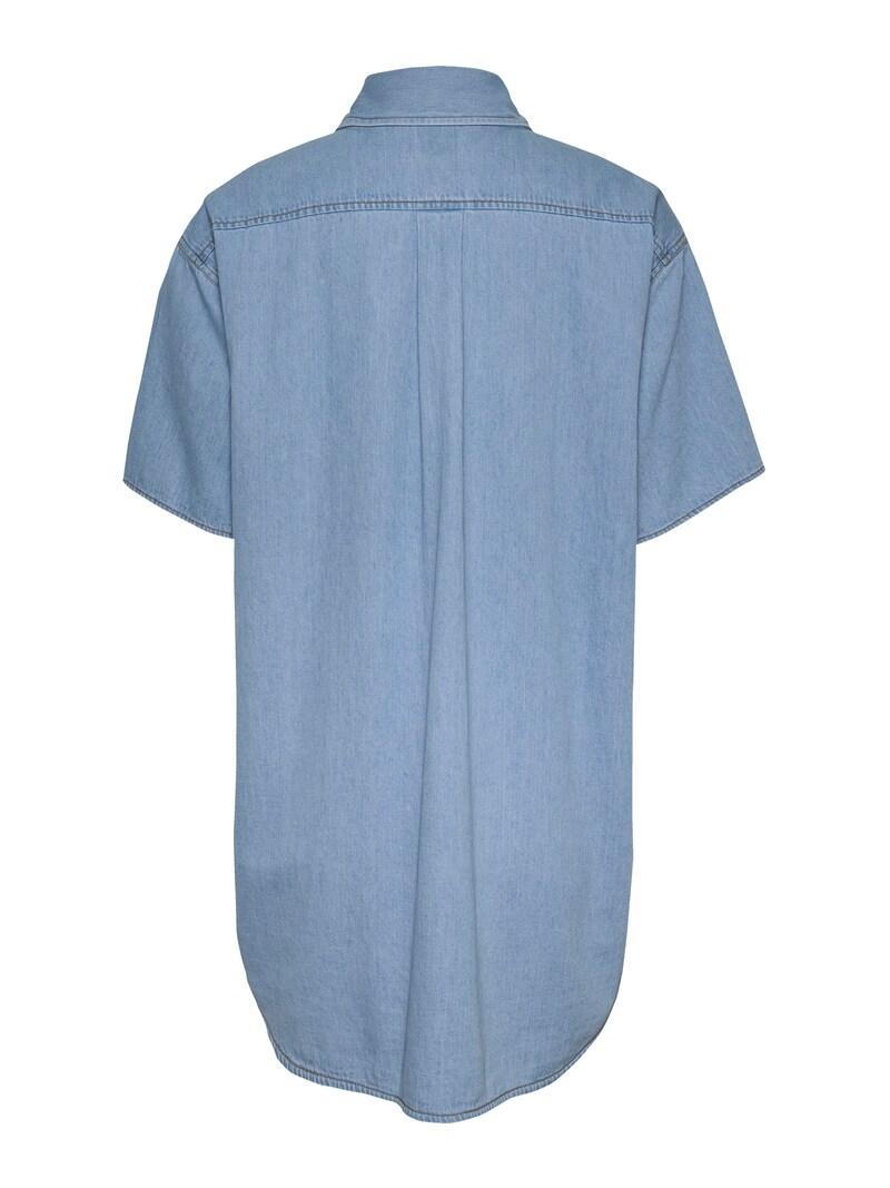 Sinned X About You Vestido Camisero Tommy Jeans En Azul Denim