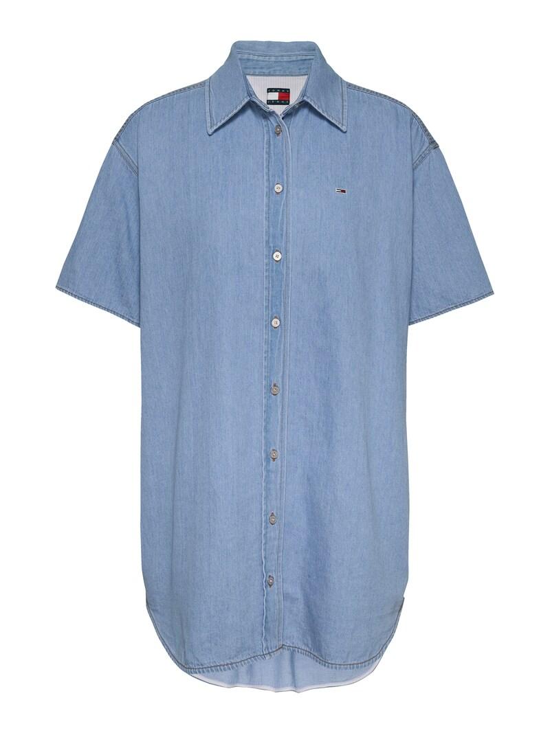 sinned x about you Vestido camisero Tommy Jeans en Azul Denim