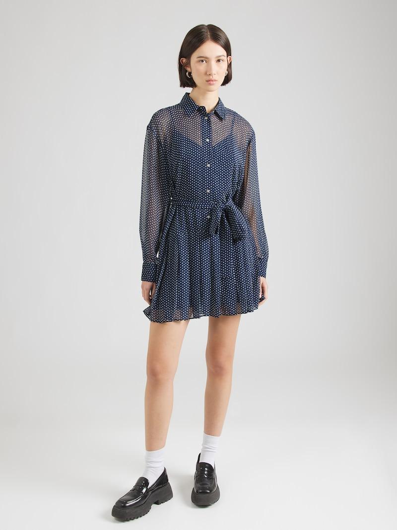 Sinned X About You Vestido Camisero Tommy Jeans En Navy