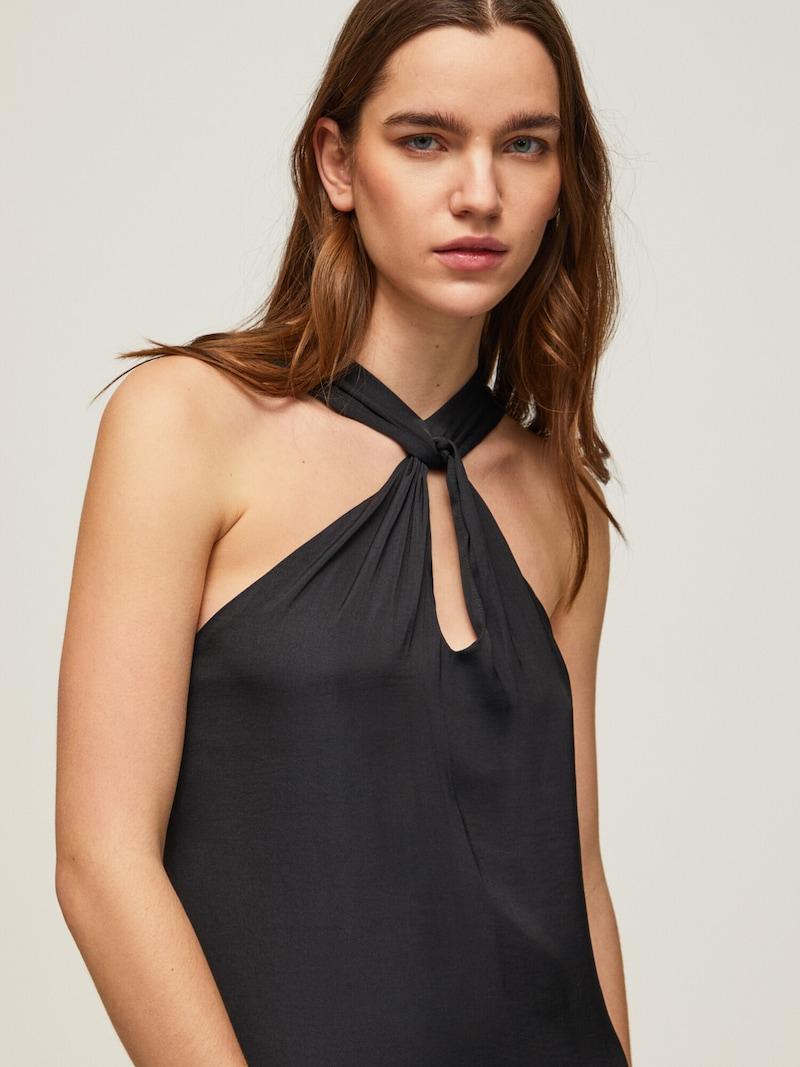 Sinned X About You Vestido ' CASEY ' Pepe Jeans En Negro