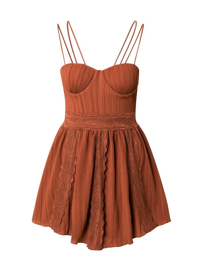 sinned x about you Vestido de gala ABOUT YOU x Laura Giurcanu en Marrón