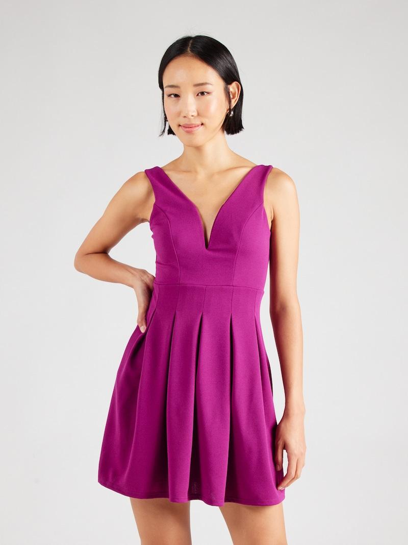 Sinned X About You Vestido De Gala WAL G. En Ciruela