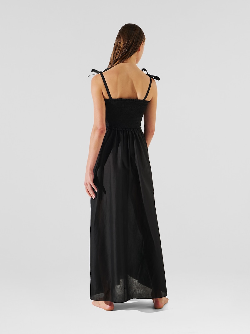 Sinned X About You Vestido De Playa Karl Lagerfeld En Negro