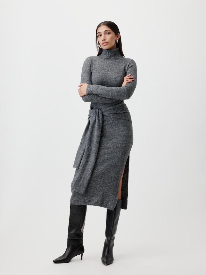 Sinned X About You Vestido De Punto 'Caya' LeGer By Lena Gercke En Gris Moteado
