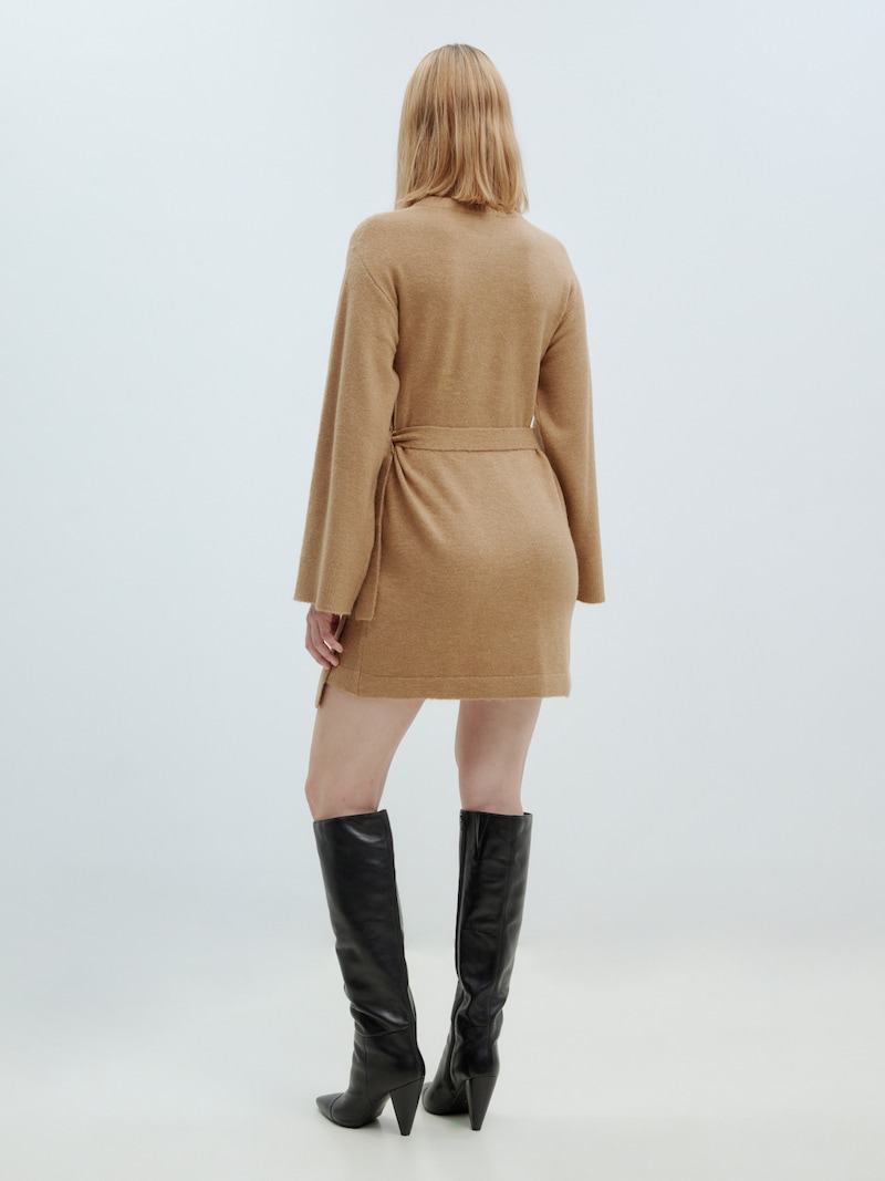 Sinned X About You Vestido De Punto 'Coraline' EDITED En Marrón