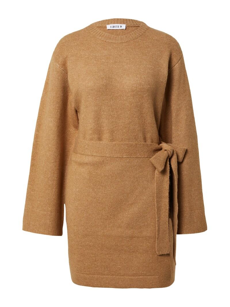 sinned x about you Vestido de punto 'Coraline' EDITED en Marrón
