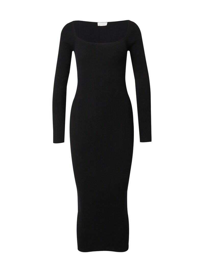 sinned x about you Vestido de punto 'Farine' LeGer by Lena Gercke en Negro